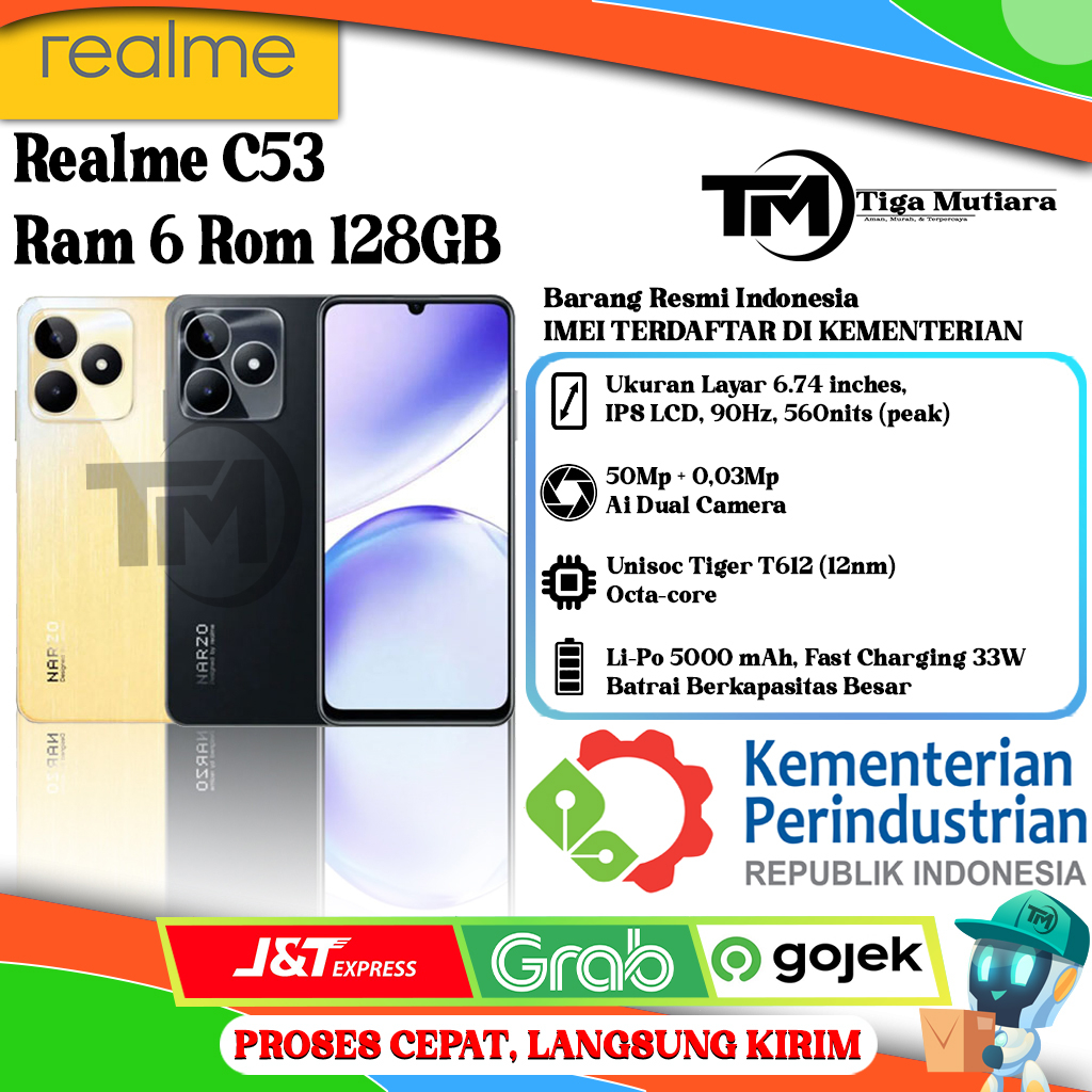 Realme C53 Ram 6/128GB | Ram 8/256GB