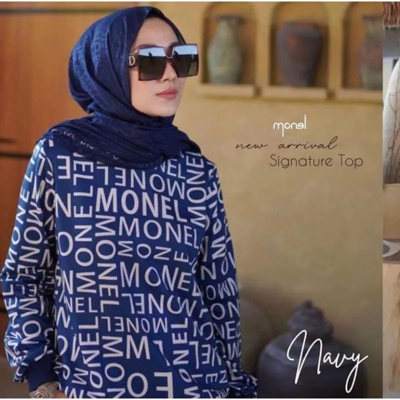 Signature Top Navy by Monel