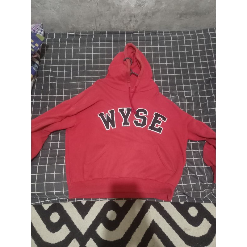 Hoodie oversize WYSE pria/wanita
