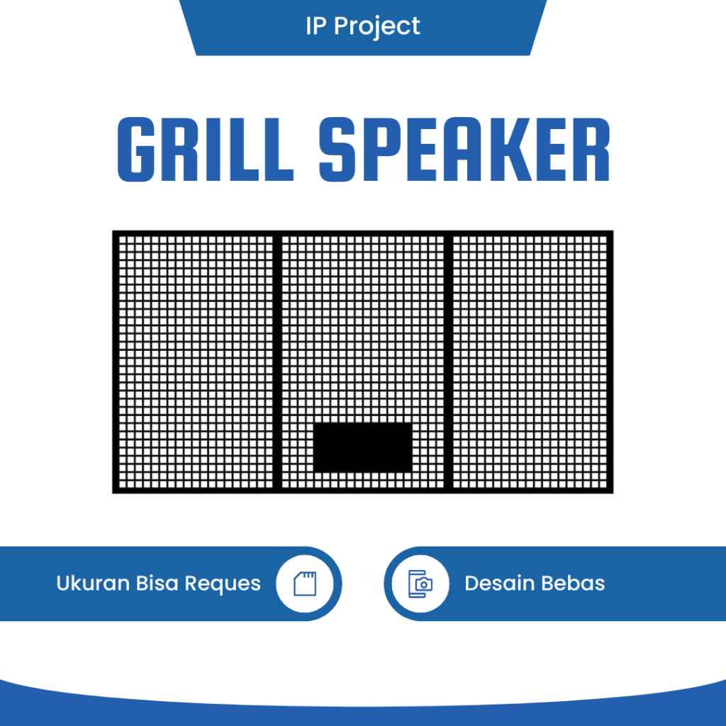 Grill Box Speaker Besi Tebal Bahan Premium