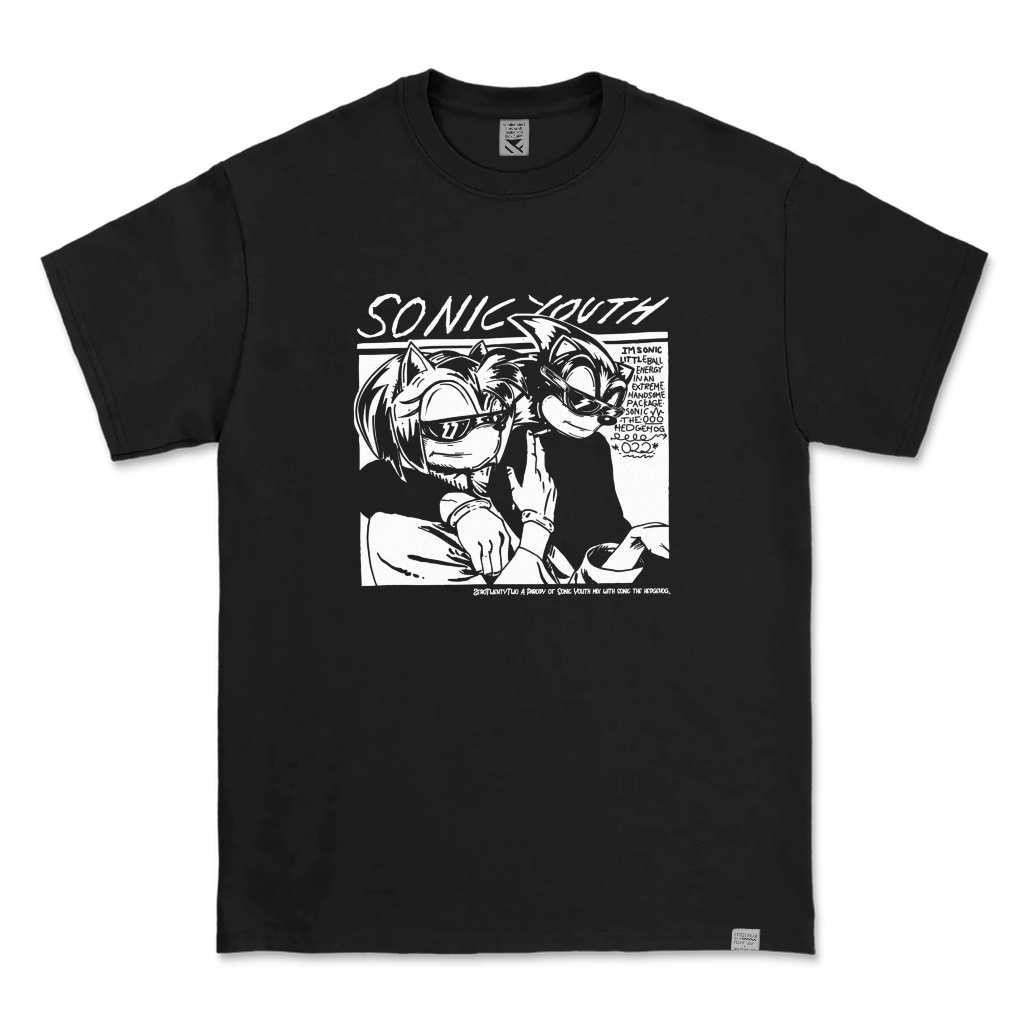 Kaos Distro Parodi ZeroTwentyTwo T-Shirt Sonic The Hedgehog Youth | Baju Pria Lucu Parody Plesetan B