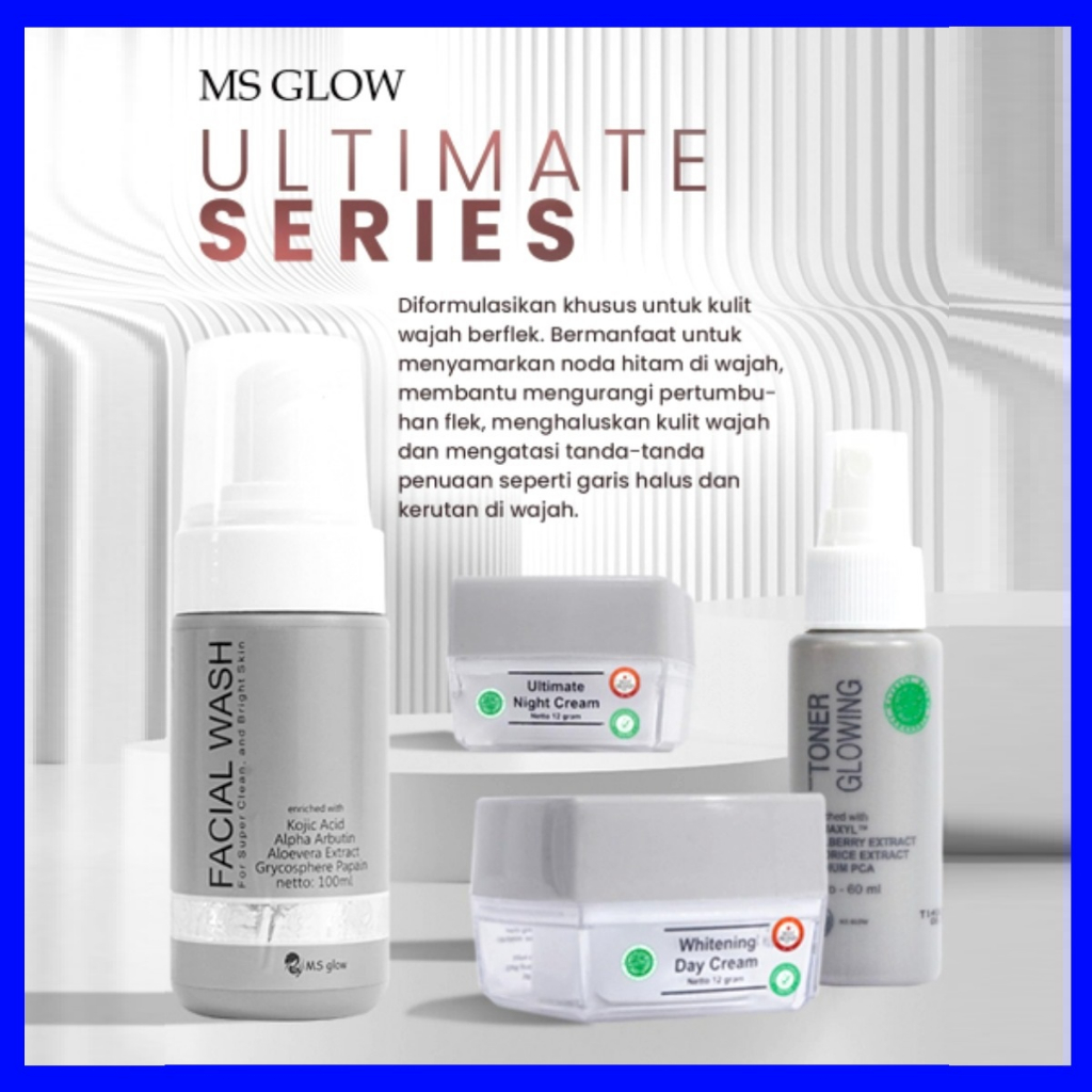 Ms Glow Ultimate Untuk Flek Dan Noda Hitam