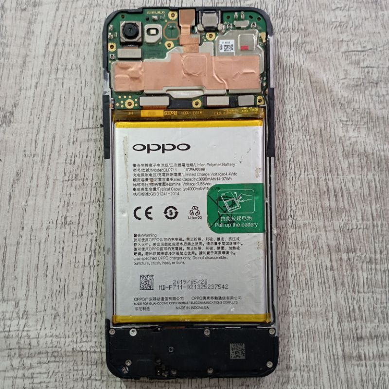UNIT + MESIN OPPO A1K KONDISI MATI MATOT PERAWAN
