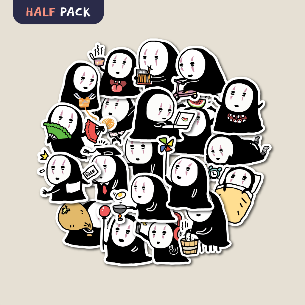 

STICKER PACK NOFACE CHIBI | STICKER TUMBLER | STIKER LAPTOP KOPER HELM