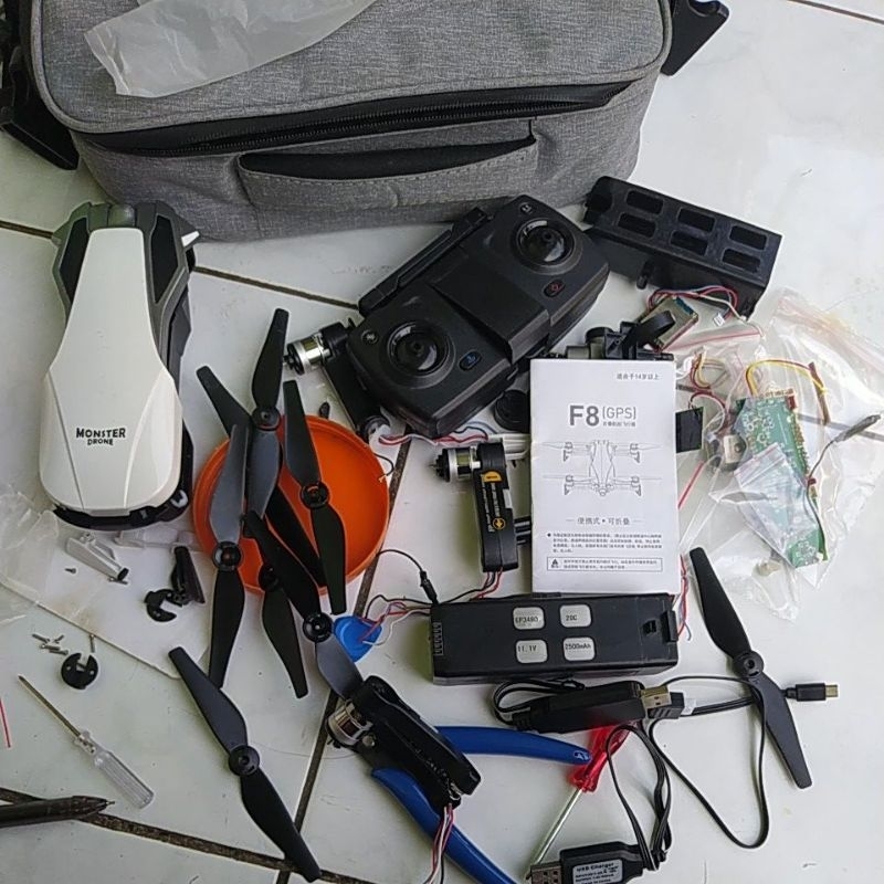 parts drone f8 gps monster