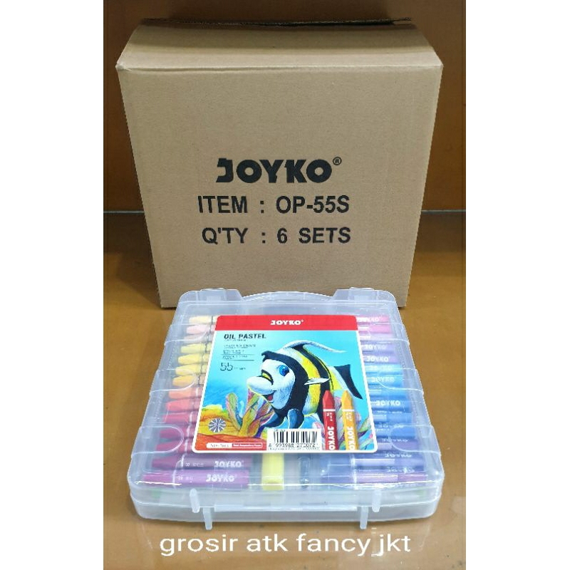

OP 55S Crayon Krayon Minyak Oil Pastel Joyko 55 Warna Joyko OP-55S / Titi Ti P 55S