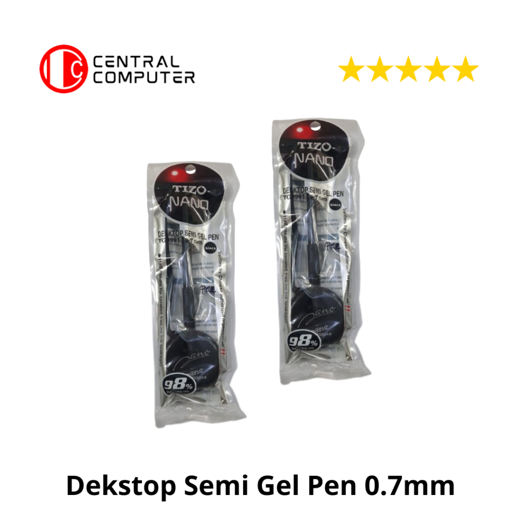 

Dekstop Semi Gel Pen TG3991 0.7mm - Stand Pen Tizo Nano