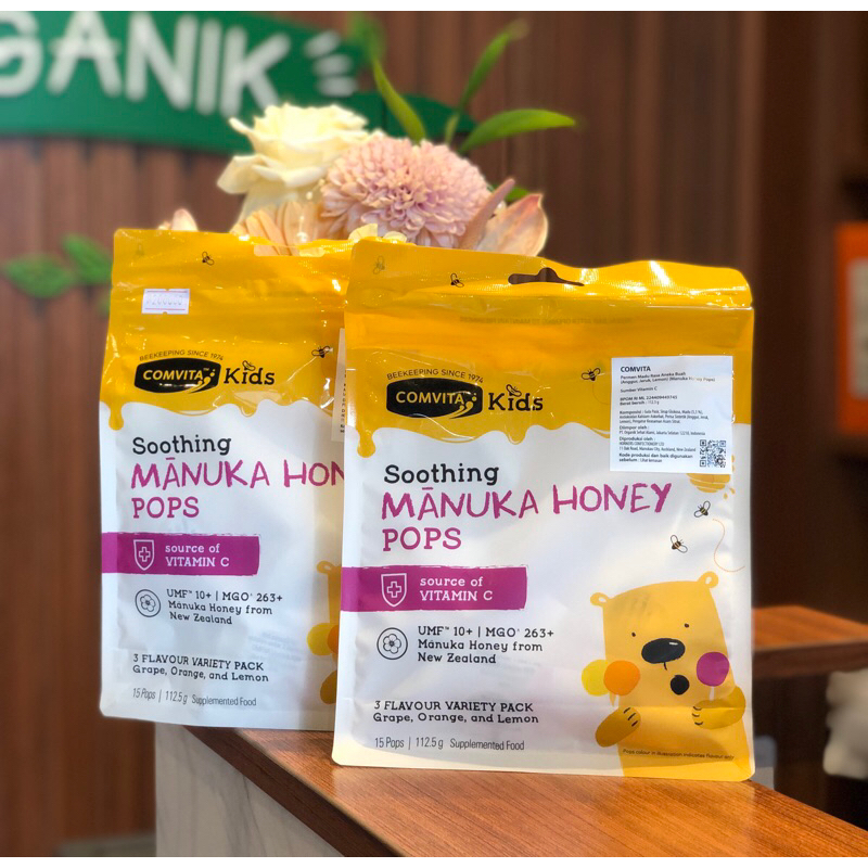 

COMVITA Kids Manuka Honey Soothing Pops 1 Pack