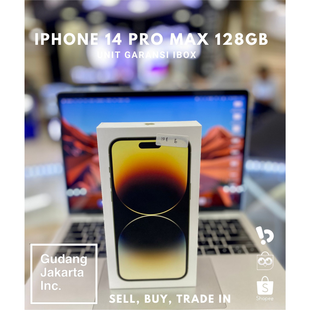 iphone 14 pro max 128gb gold ibox
