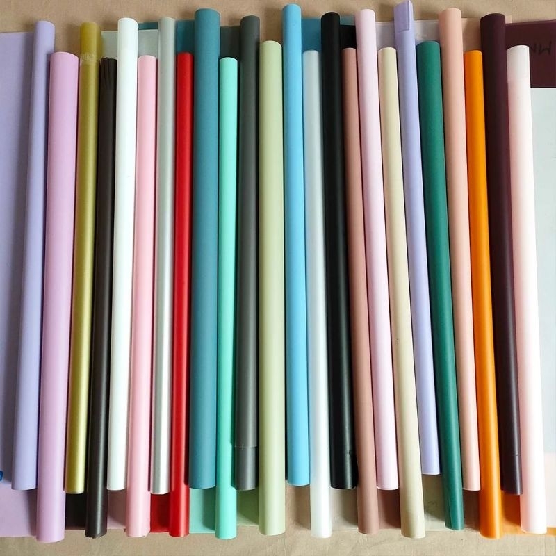 

MATTE PAPER WRAPPING PAPERWARNA MATTE Isi 5 Pcs