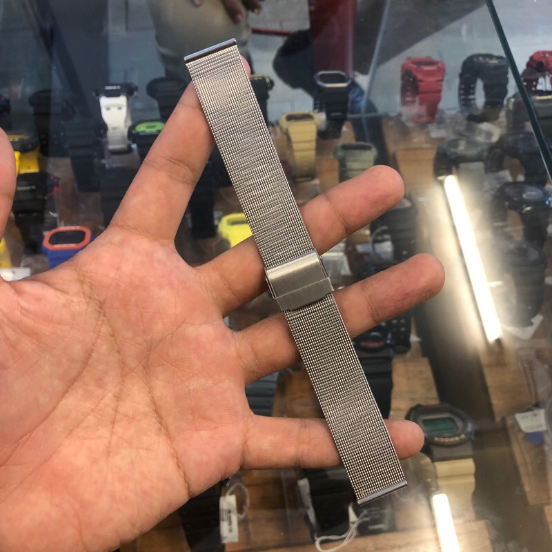 Strap Jam Tangan Stainless Sandy 18mm