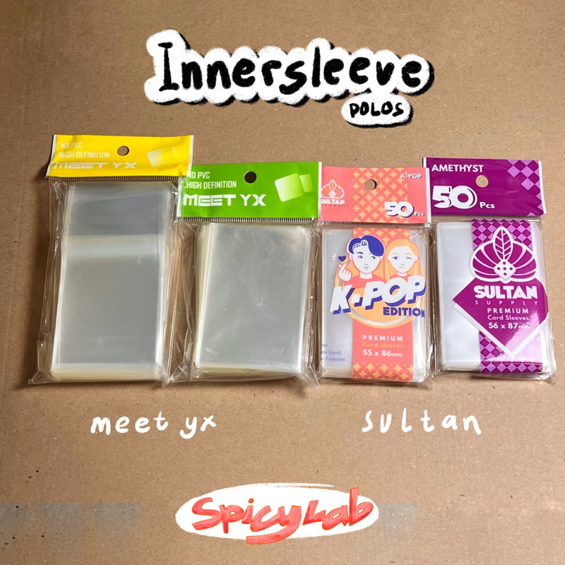 

[READY] Innersleeve Sultan Packing Photocard Kpop Sultan Meet Pelindung Kartu