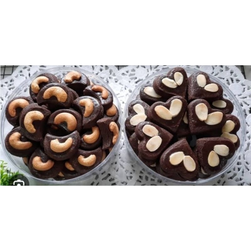 

cookies coklat almond