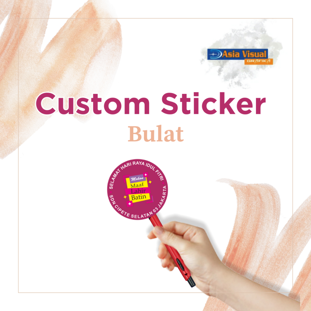 

STICKER BULAT CUSTOM / VINYL / KROMO CROMO