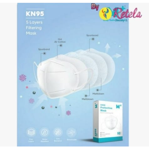 M+ KN95 PROTECTIVE MASK 1 BOX 10 PCS