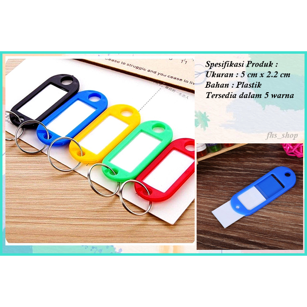 Gantungan Kunci Label Nama Gantungan Tag Nama Gantungan Kunci Key Ring Nama Name tag