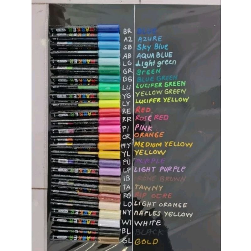 

mg marker acrylic spidol akrilik (mohon lihat deskripsi)