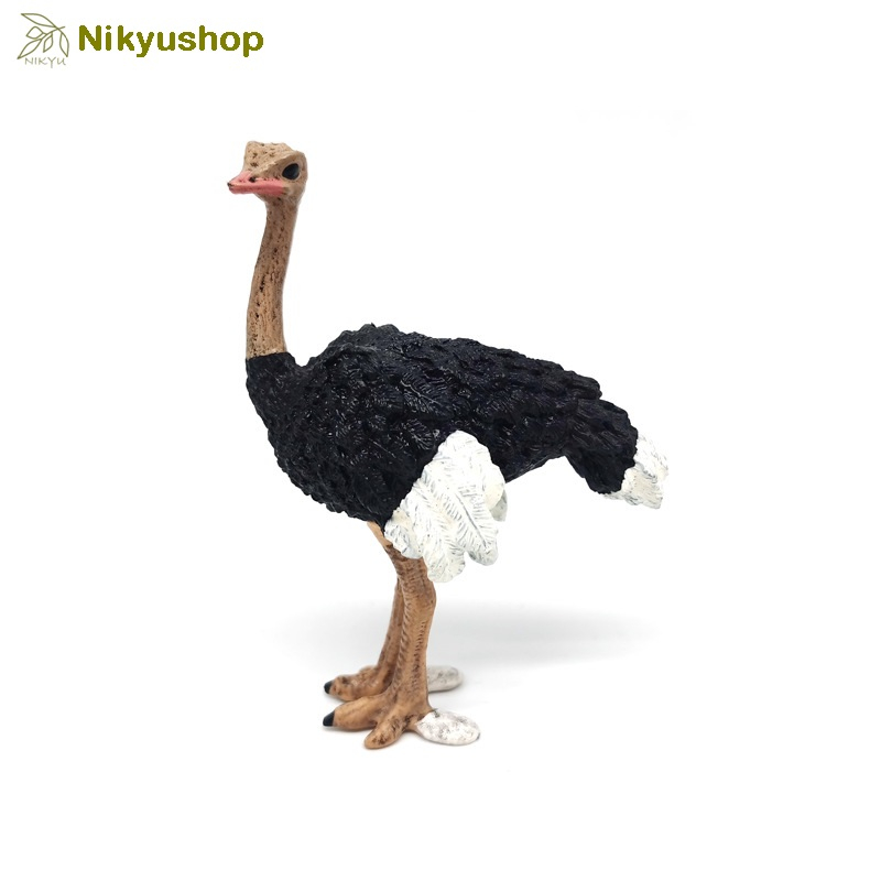 [Nikyushop] Mainan Edukasi Pajangan Miniatur Hewan Binatang Animal Figurine Ostrich Burung Unta