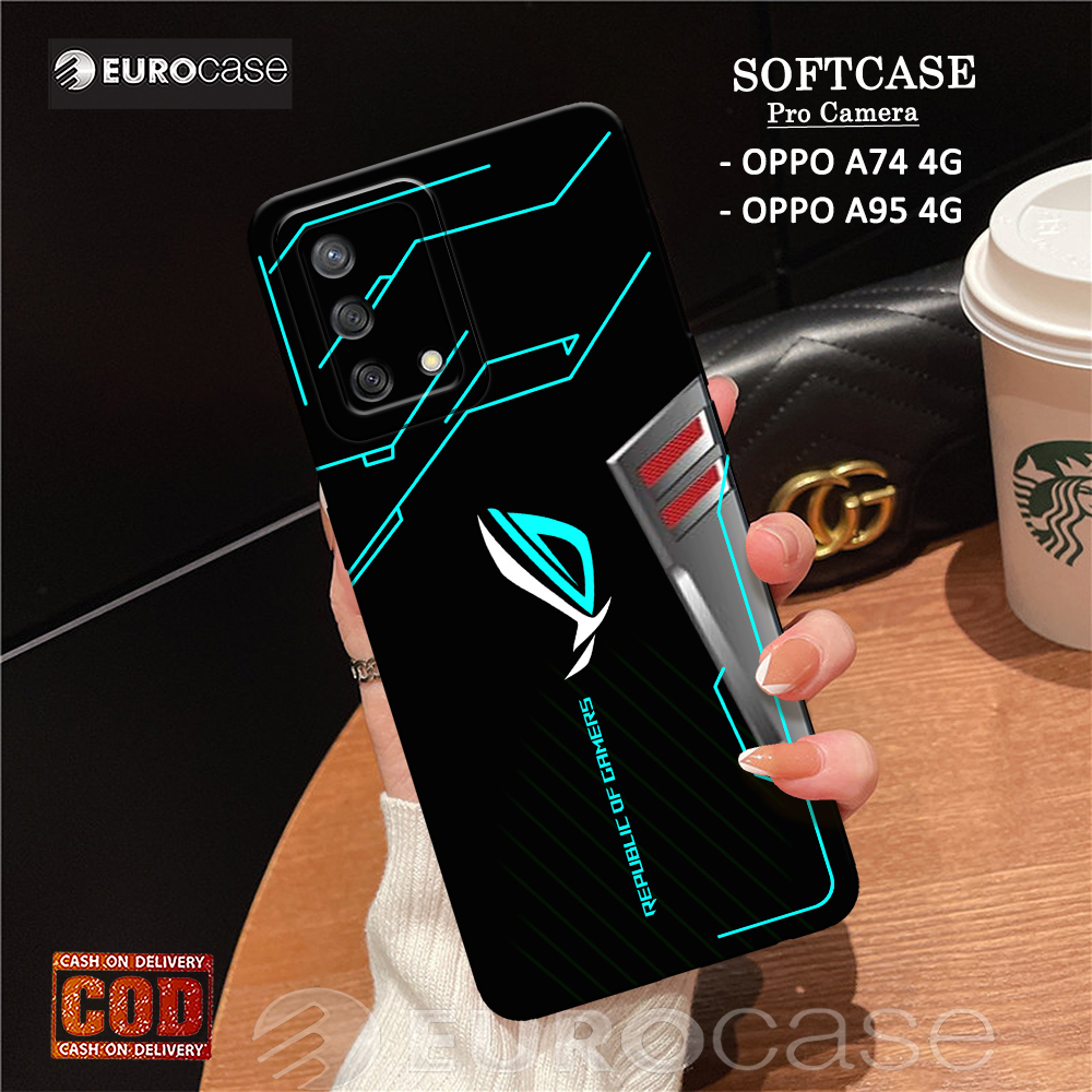 Casing Hp Oppo A74 4G / A95 4G - Fashion Case Gaming - Soft Case Hp Oppo A74 4G / A95 4G - Kesing Hp