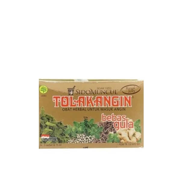 

Sido Muncul Tolak Angin Herbal Masuk Angin Bebas Gula Sugar Free Box 5'S