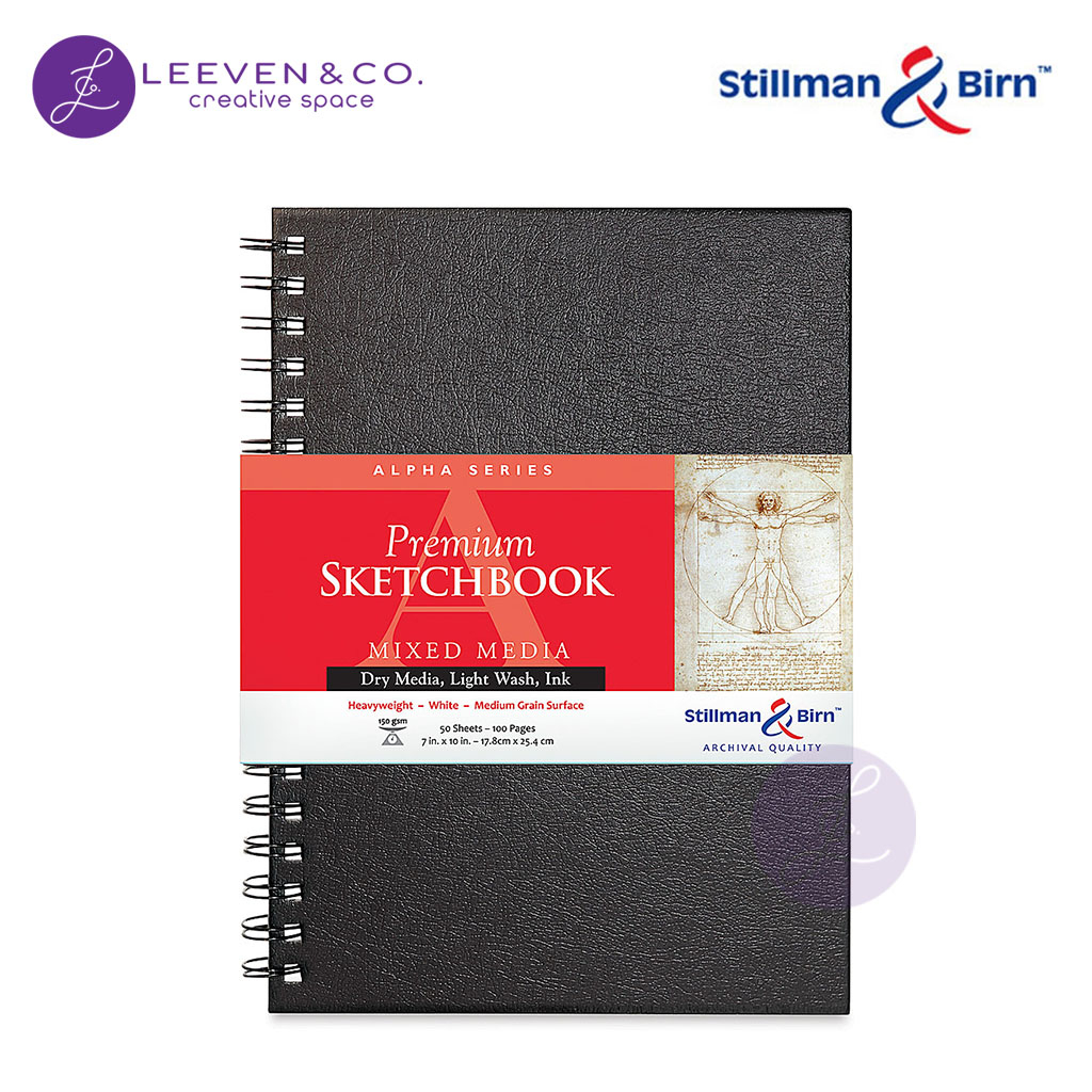 

STILLMAN & BIRN 150GSM SKETCHBOOK WIREBOUND B5 (7 X 10 INCH) PORTRAIT 50 SHEETS