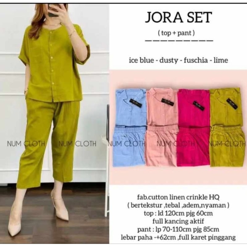 SETELAN PENDEK CRINKLE AIRFLOW// JORA SET//BAHAN CRINKLE AIRFLOW UKURAN JUMBO