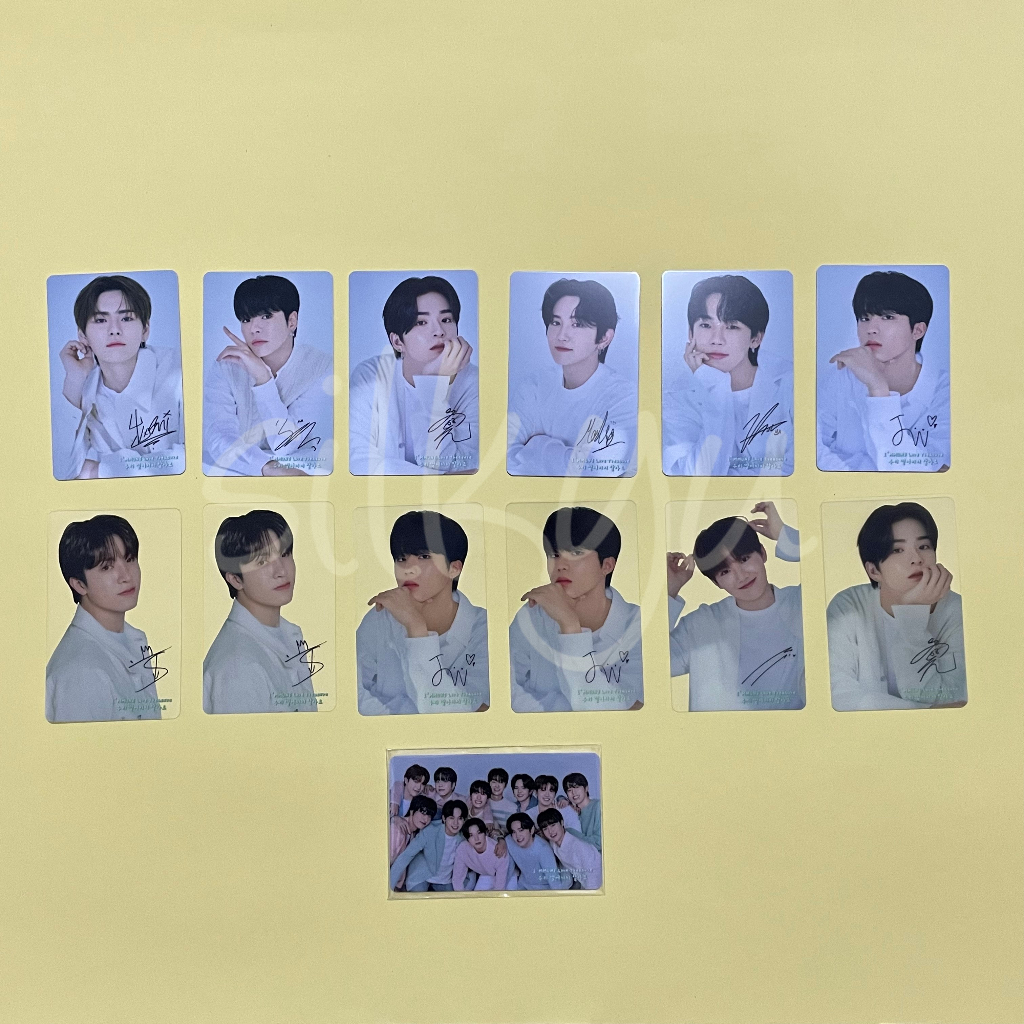 OFFICIAL TREASURE X IMMUNE TREASURE X I'MMUNE , HARD PHOTOCARD , TRANSPARAN PHOTOCARD , ANTI AIR