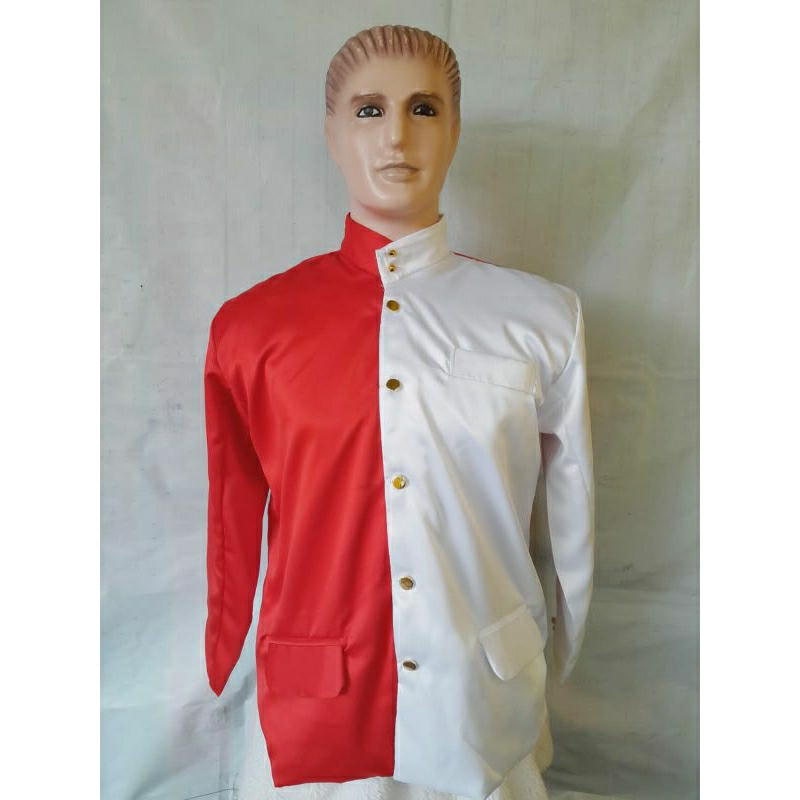 Beskap Sunda Spesial Edisi Kemerdekaan Merah Putih Baju Adat Cowok Pakaian Tradisional Pria Atasan K