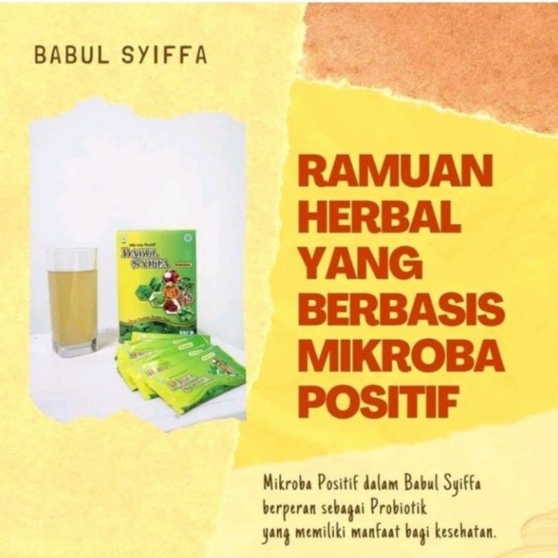 

Jamu herbal Babul Syiffa- babul syifa kemasan 5 sachet