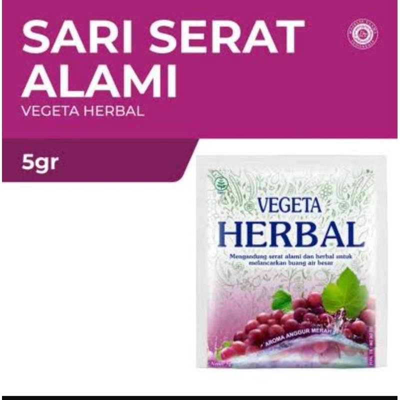 

Vegeta Herbal Anggur Sachet 5 gr