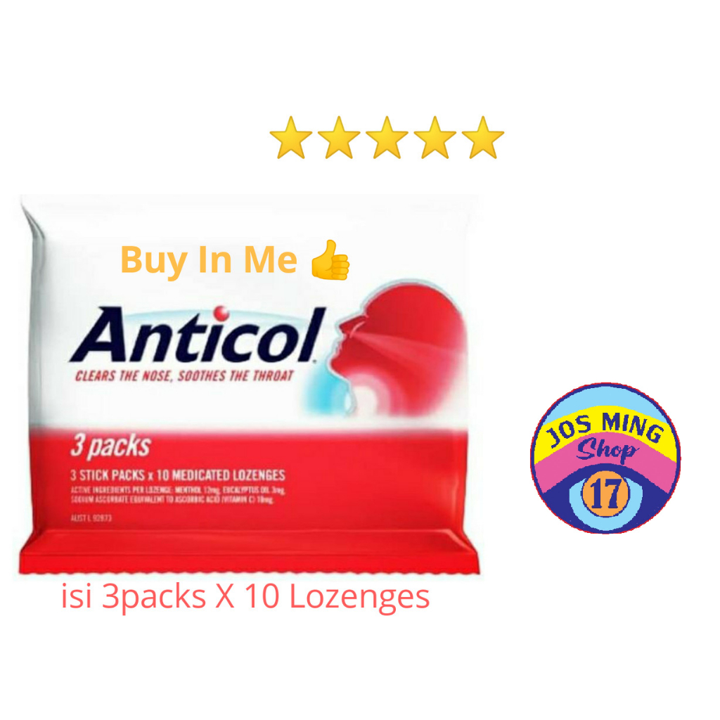 

Anticol 3 x 10 Lozenge Multipack