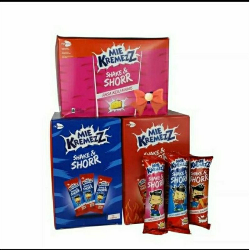 

Mie kremezz shorr 1 box isi 24 pcs