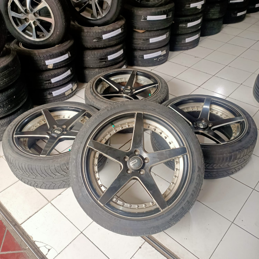 velg mobil second ADVAN ring 20 baut 5x114,3 buat crv x trail captiva vitara