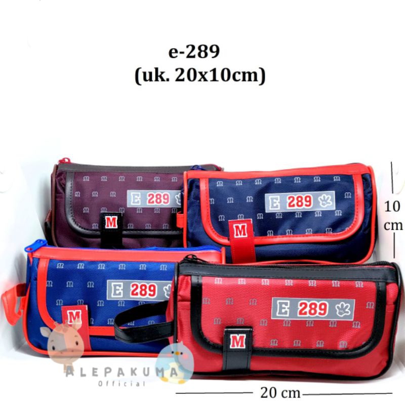 

Tempat pensil sleting import 2sleting,tempat pensil erica campus