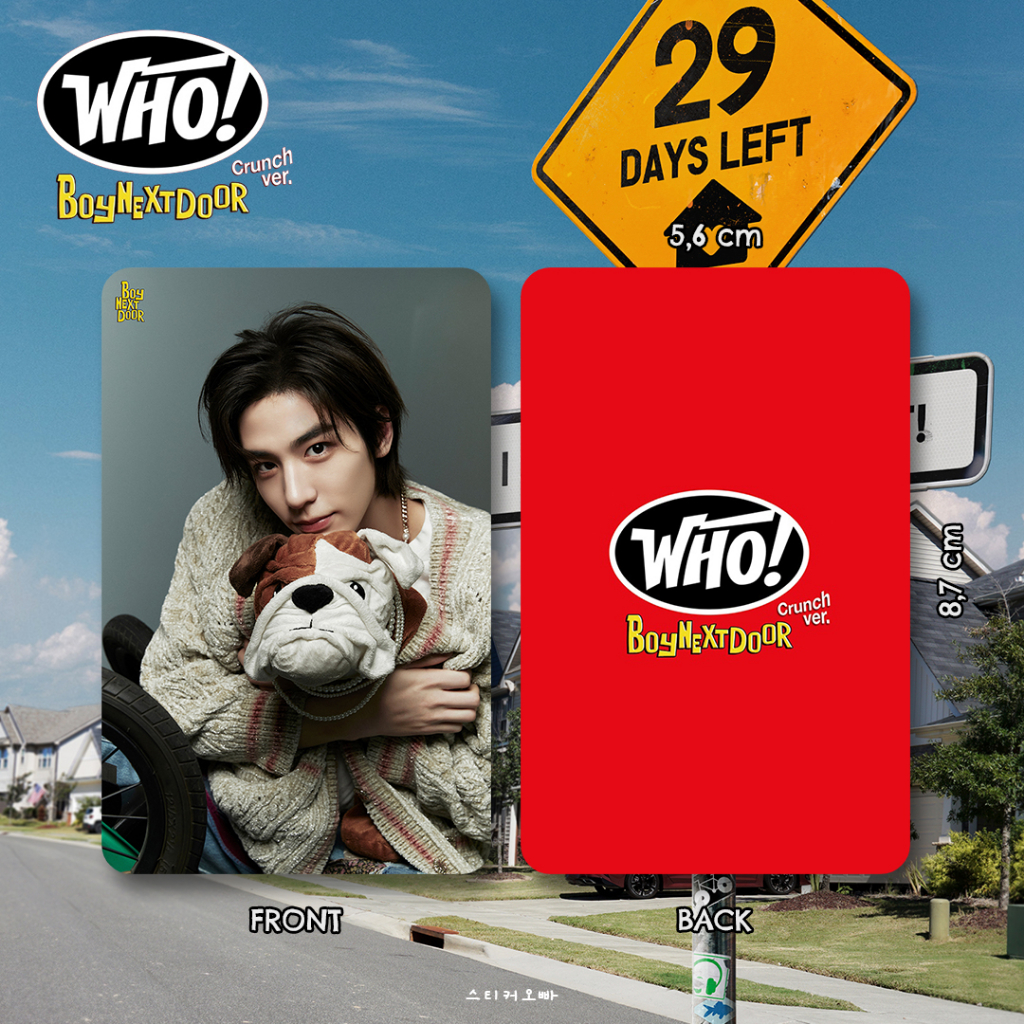 Photocard BoyNextDoor Who (Crunch Ver)