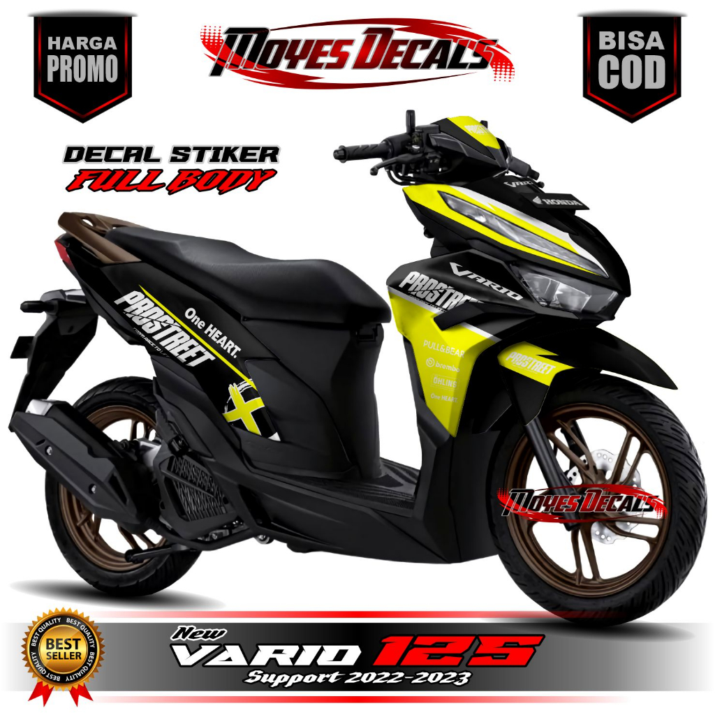 Decal MOTOR Vario 125 2022 2023 Full Body - Stiker Vario 125 2023 Full Body - Decal Vario 125 2022 2