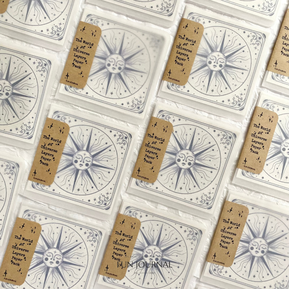 

THE WORLD OF UNIVERSE LAYERS PAPER PACK UNTUK JOURNAL JURNAL PLANNING PLANNER SCRAPBOOK DIY BUJO