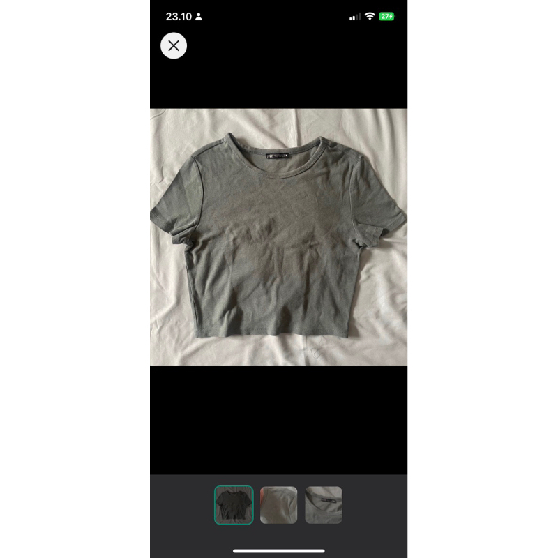 zara crop top + hnm tanktop