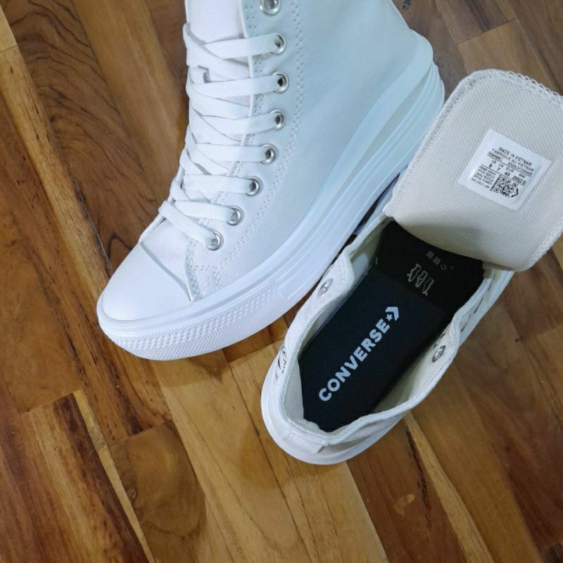 Limited Converse Chuck Taylor All Star Hi Move Platform White