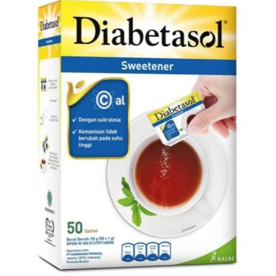 

Diabetasol Sweetener 50 Sachet @1.5g