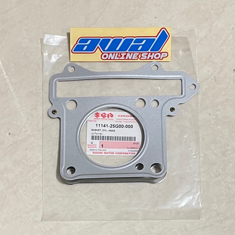 PAKING PACKING HEAD BESI GASKET CYLINDER HEAD SATRIA FU 150 KARBU (2004-2015) RAIDER 125, FXR 150 OR