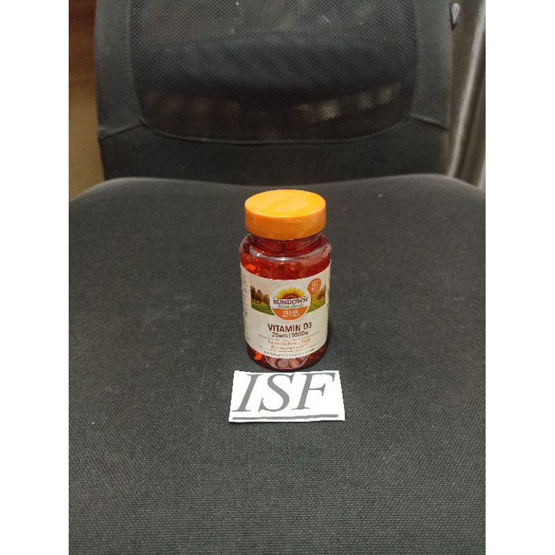 Sundown Vitamin D3 25mcg 1000IU 200 Softgels Segel