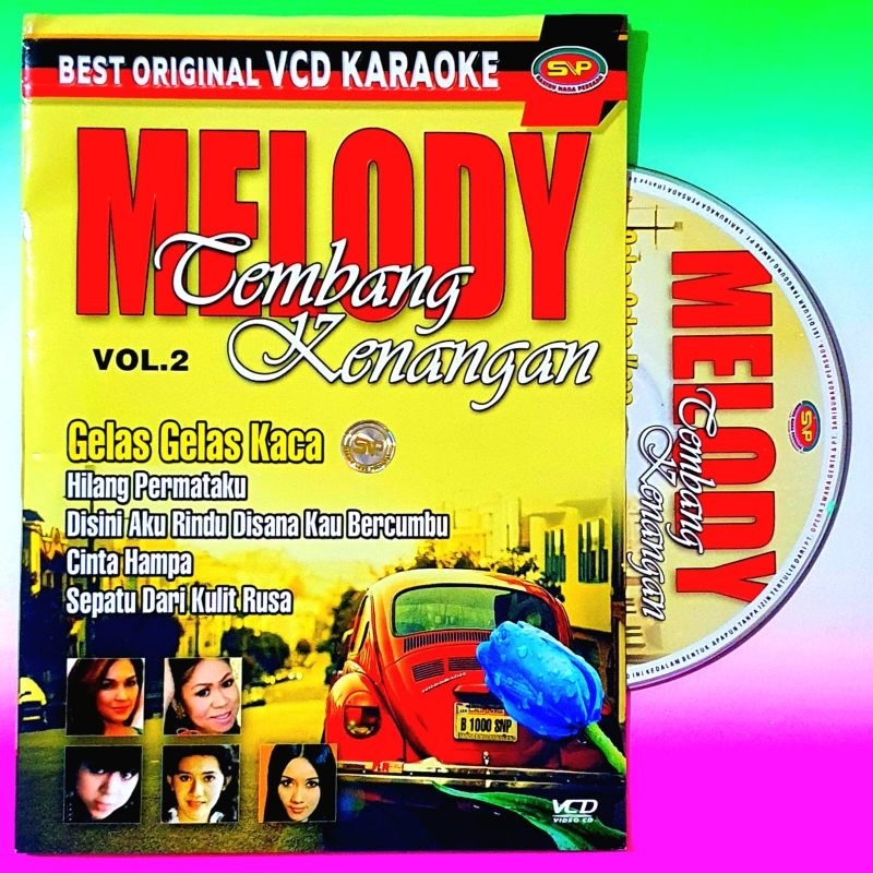 KASET ORIGINAL VCD KARAOKE LAGU TEMBANG KENANGAN NOSTALGIA-VOCAL ON OF BISA-LAGU KARAOKE TERLENGKAP-