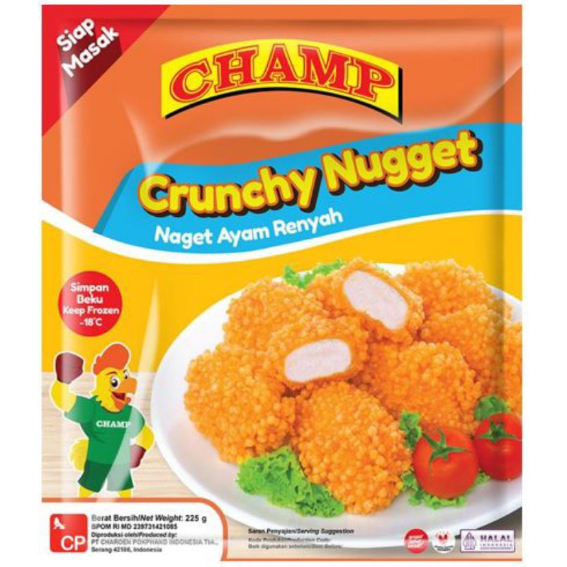 

champ crunchy nugget 225gr