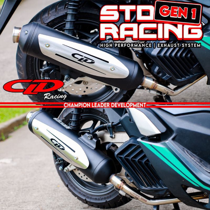 KNALPOT  STD RACING CLD GEN 1 PCX150/160 VARIO 125/150/160 ADV 150/160 N MAX AEROX
