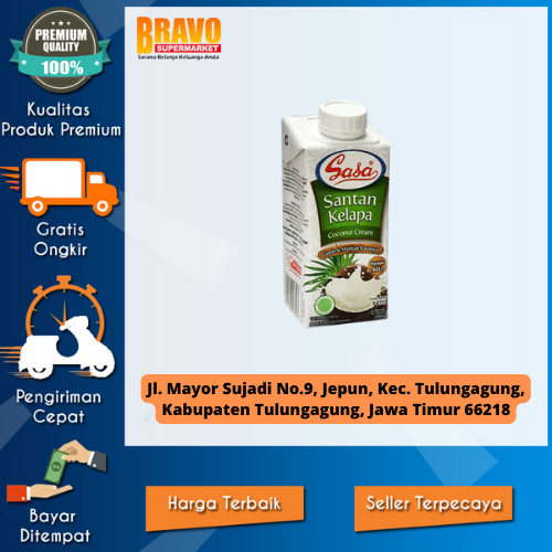 

Bravo Supermarket Tulungagung - Sasa santan 200ml cair kotak