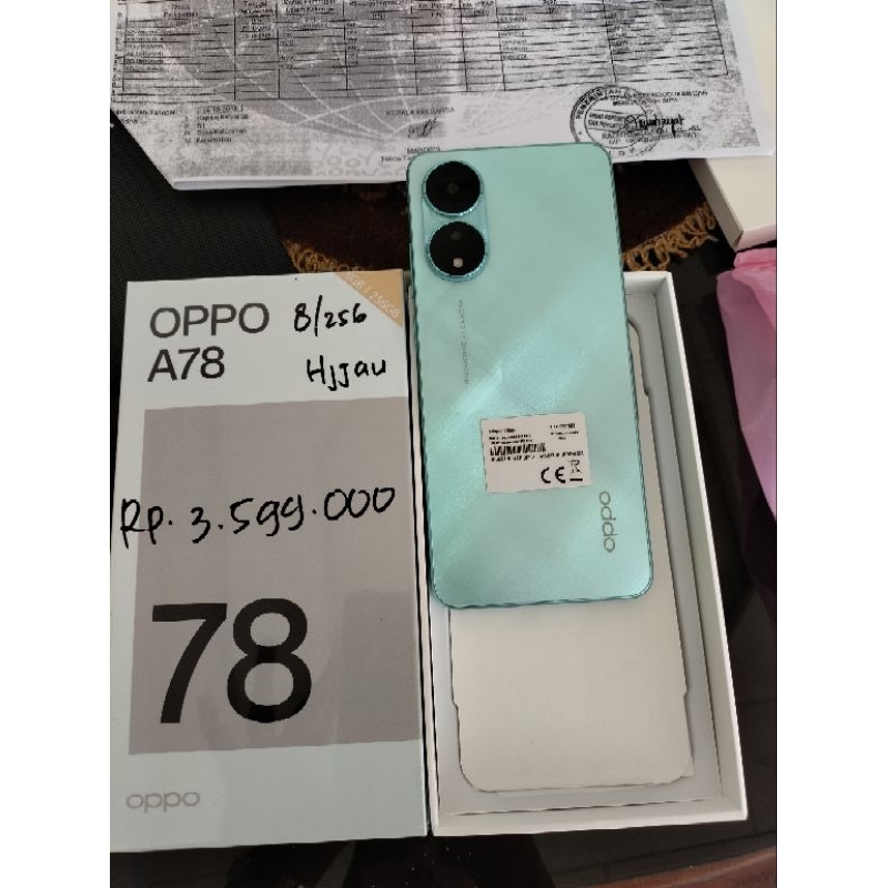 HP OPPO A78 PENYIMPANAN BESAR 256GB