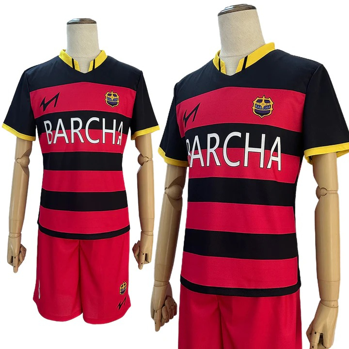 Jersey Baju Kaos Cosplay Blue Lock Anime FC BARCHA LAVINHO Bachira