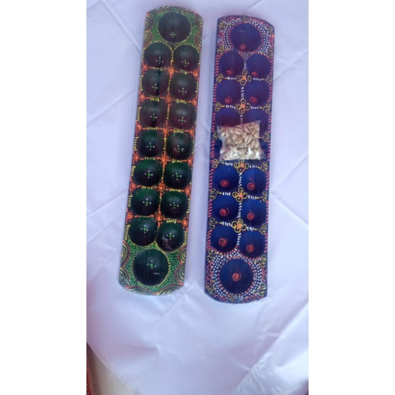 

HJK mainan anak tradisional congklak kayu panjang warna warni