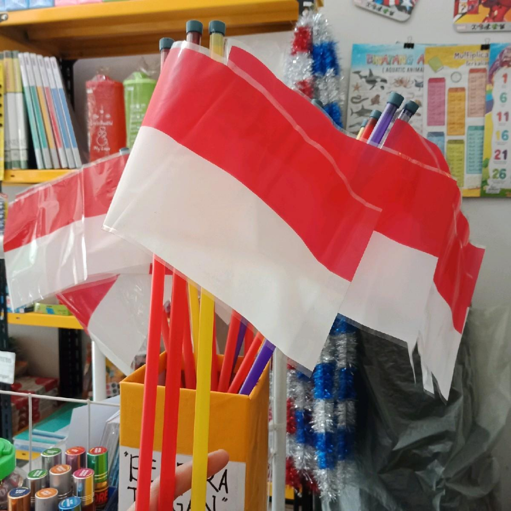 Bendera Tangan/Bendera Merah Putih/Bendera Plastik